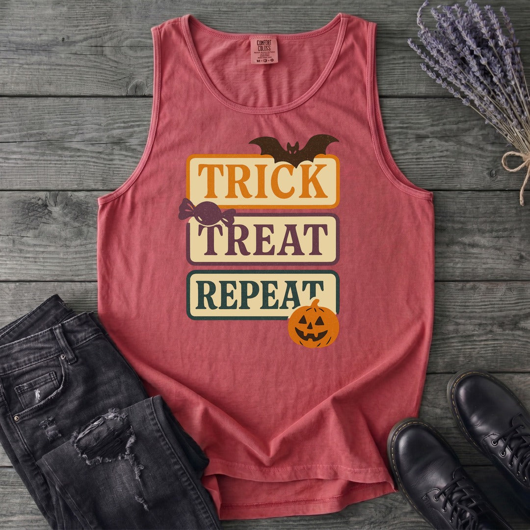 Trick Treat Repeat Muted Tank Top