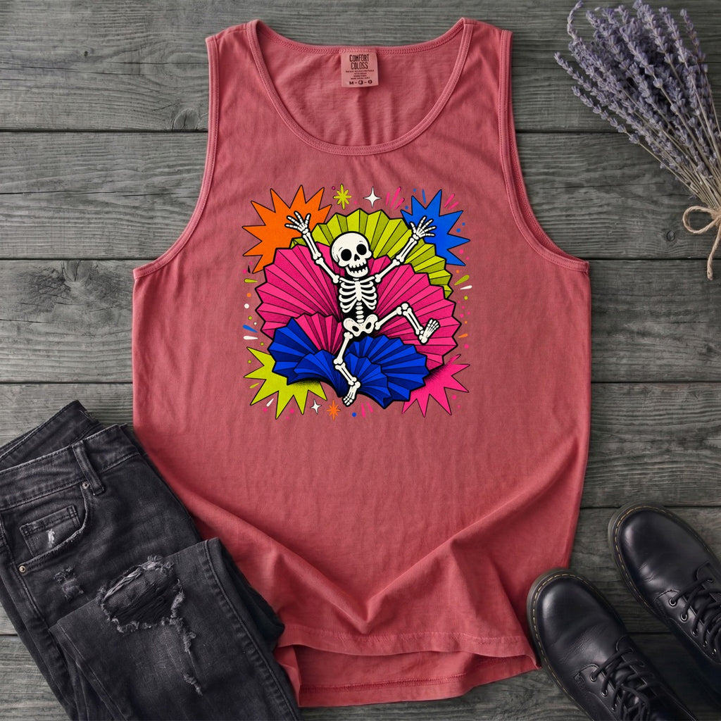 Festive Skeleton Tank Top
