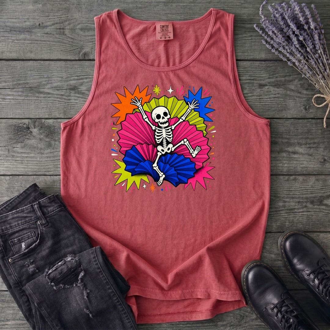 Festive Skeleton Tank Top