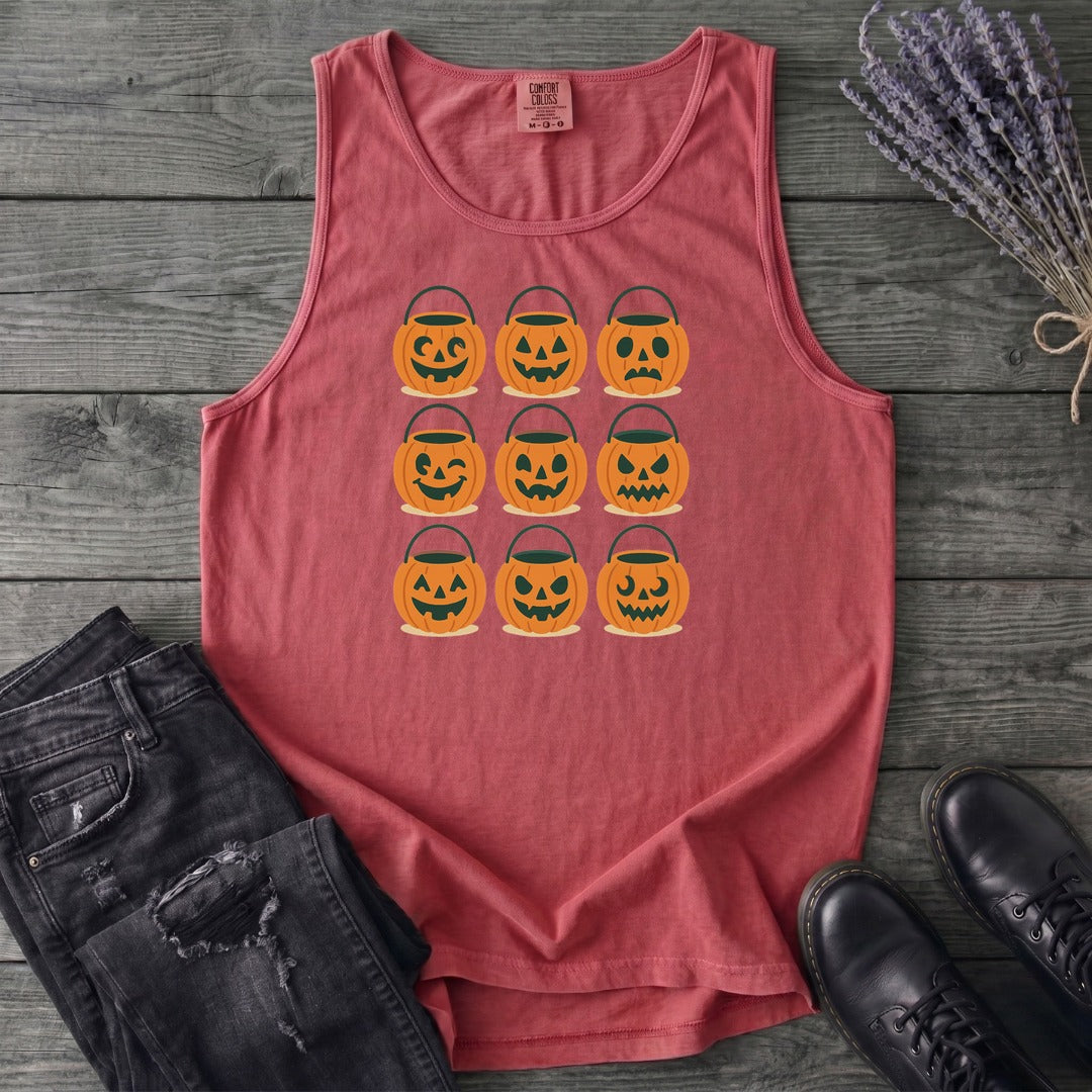 Bucket Grid Tank Top