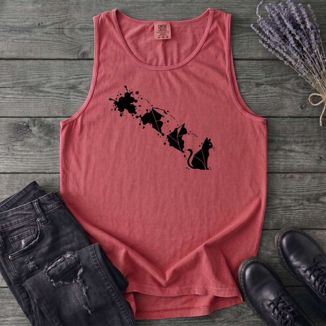 Inkblot Cat Tank Top