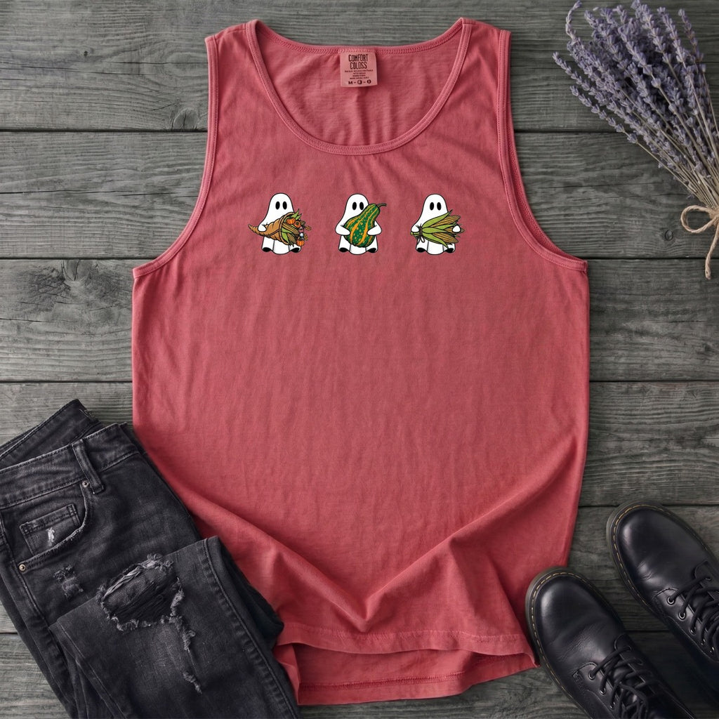 Ghosts Autumn Gourds Tank Top
