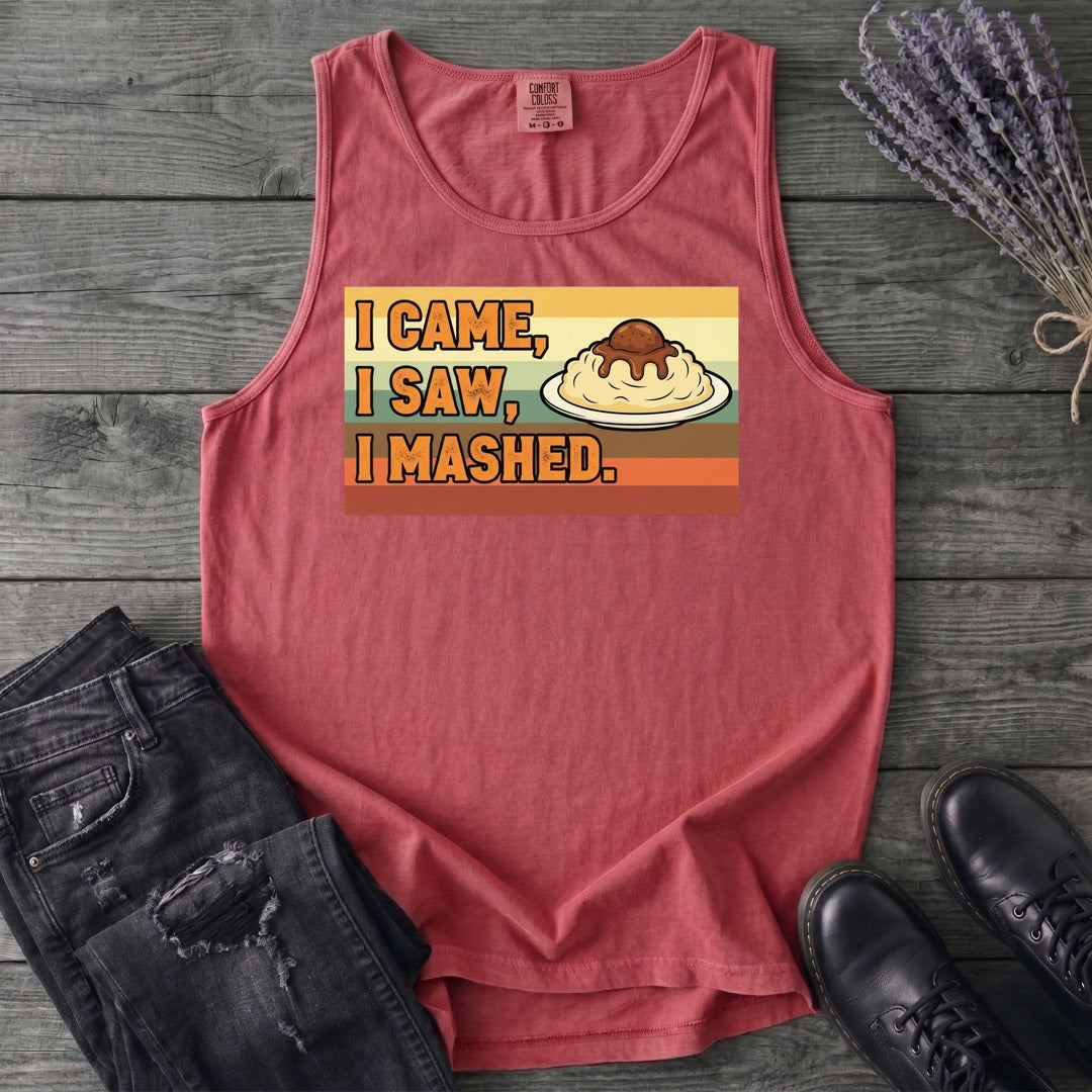 I Came I Saw I Mashed Tank Top