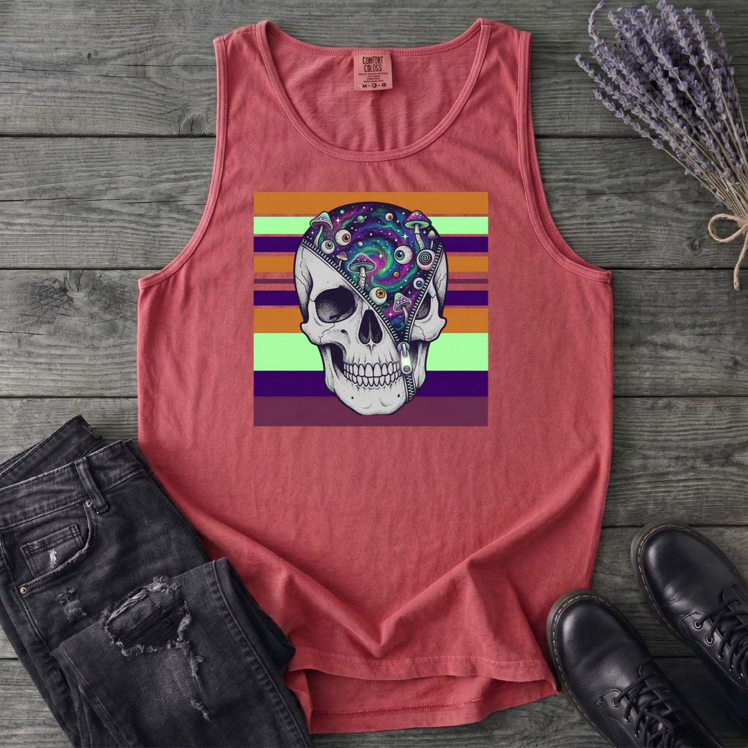 unzip your mind Tank Top