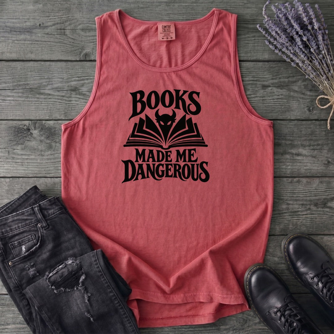 Books Made Me Dangerous Tank Top