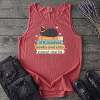 books and cats Tank Top