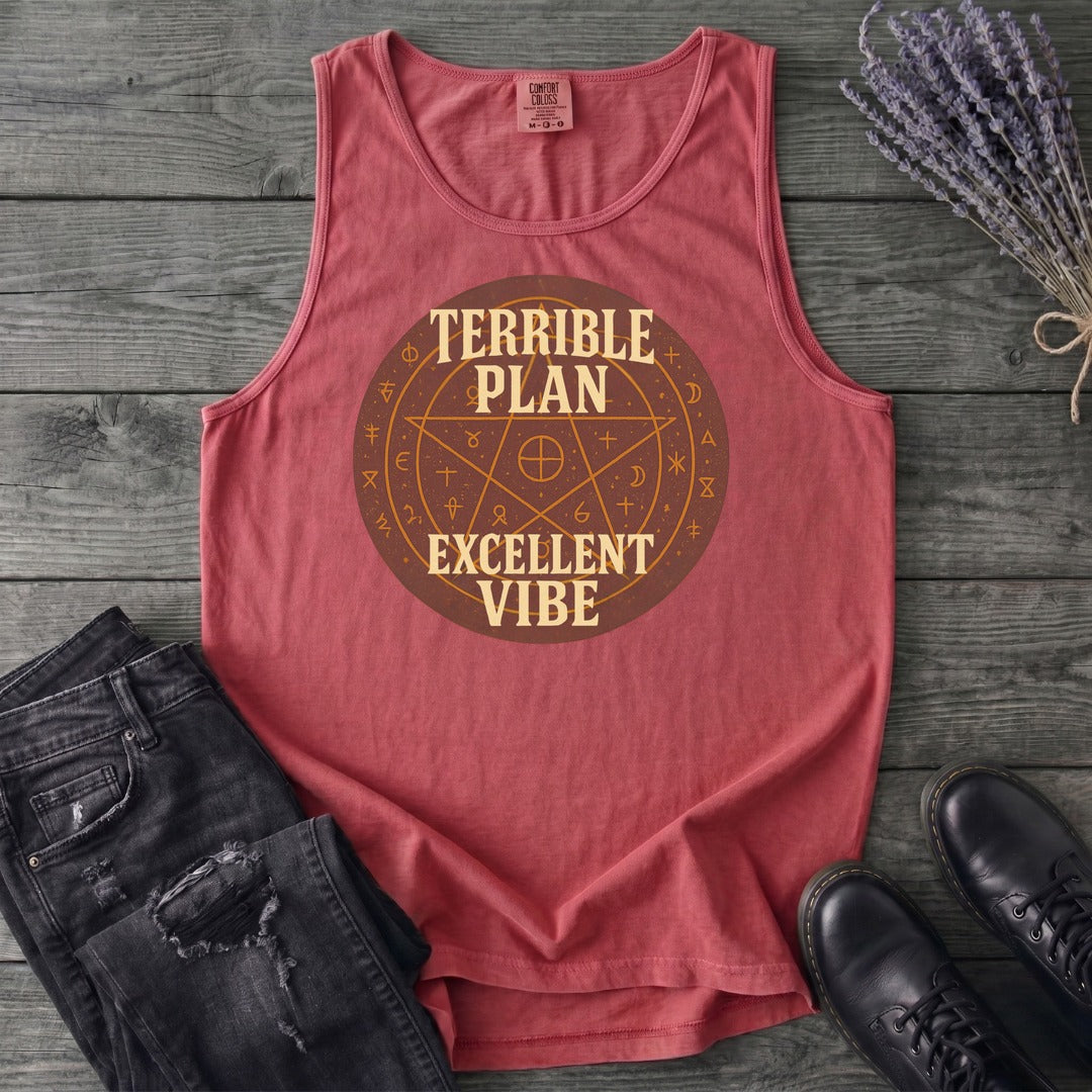 Terrible Plan Excellent Vibe Tank Top
