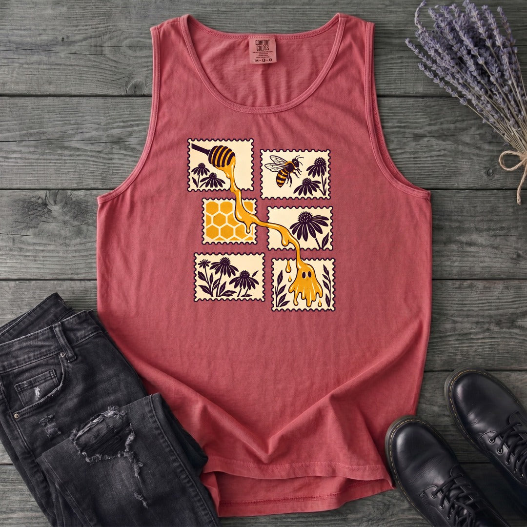Honey Ghost Stamps Tank Top