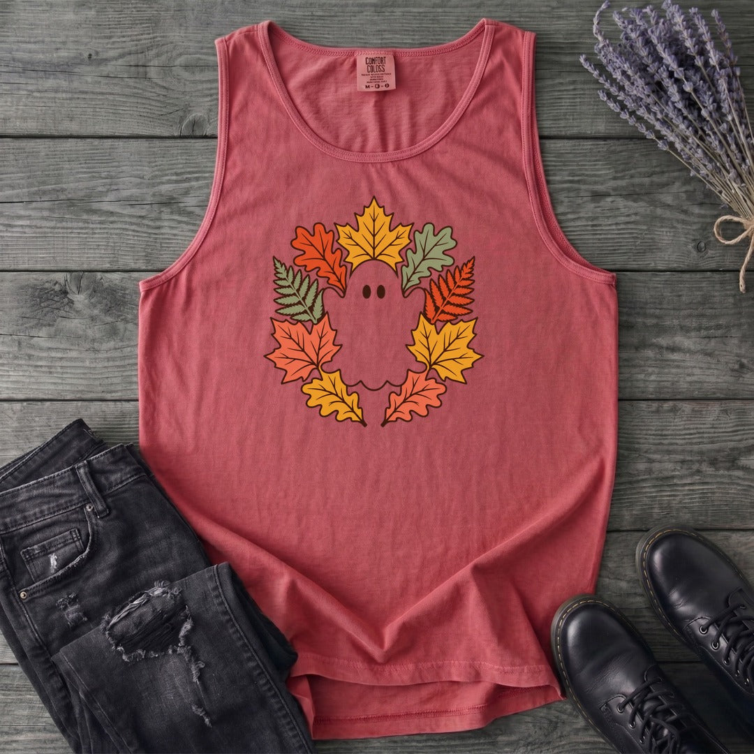 Ghost In The Leaves Tank Top