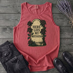 Here Lies My Motivation Tank Top