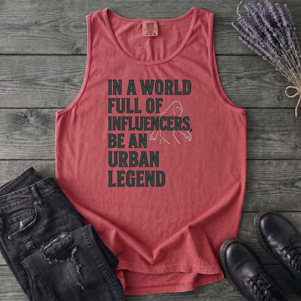 World Full Of Influencers Bigfoot Tank Top
