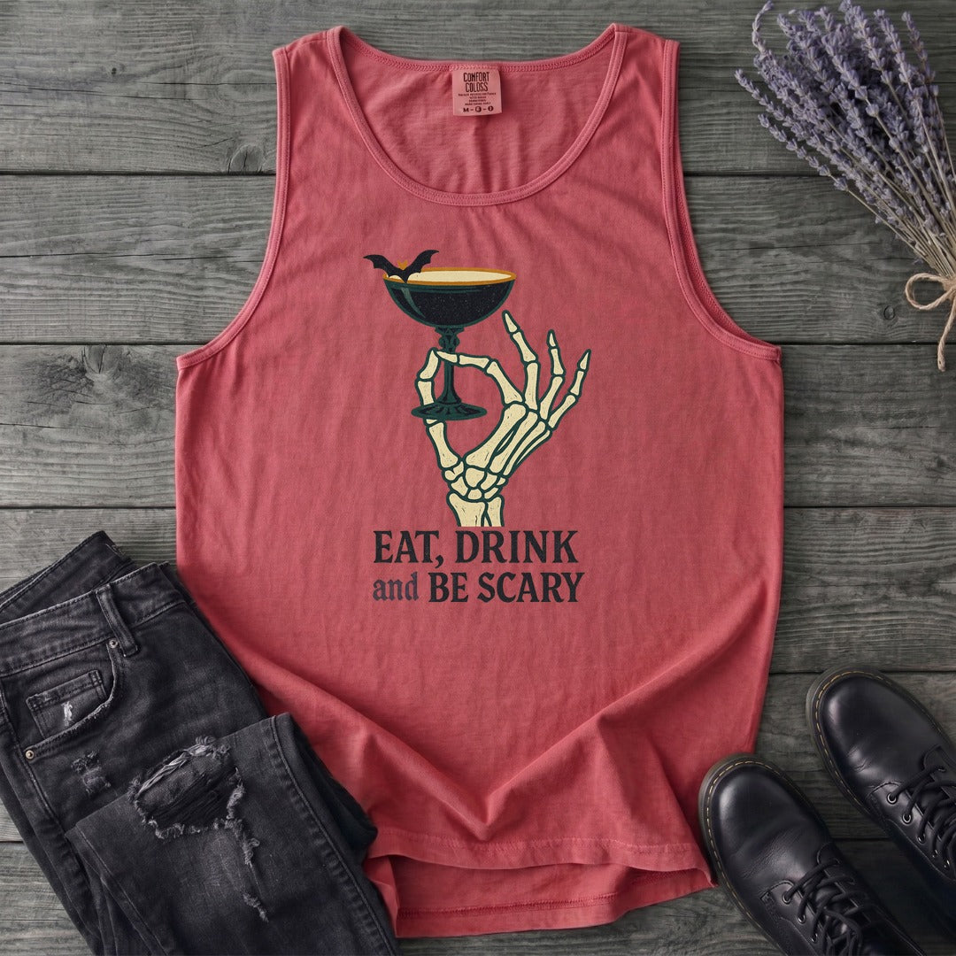 Eat Drink And Be Scary Tank Top