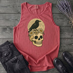 Crow On Skull Tank Top