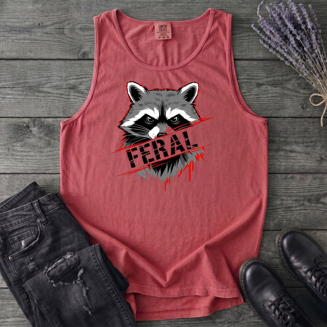 Feral Stencil Tank Top