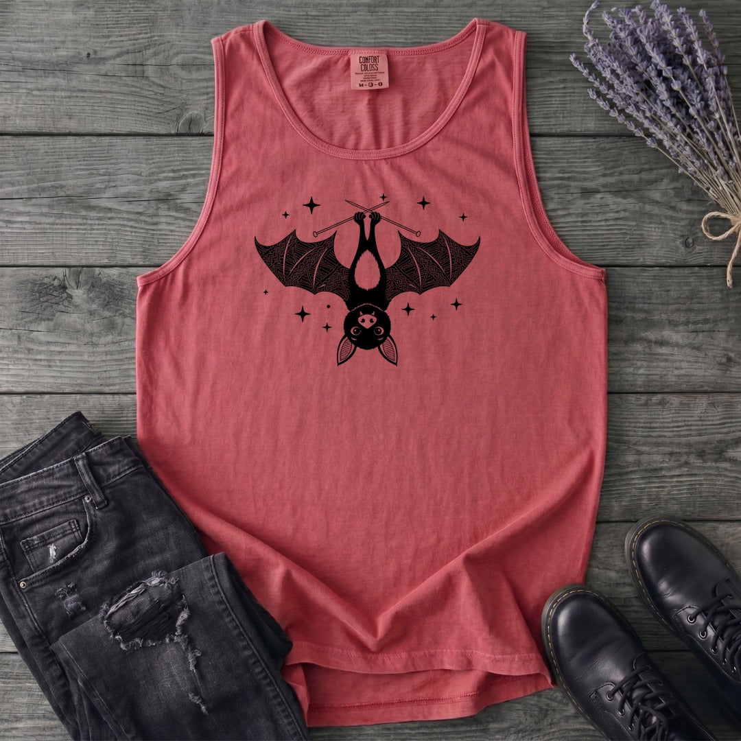 Bat Knitting Tank Top