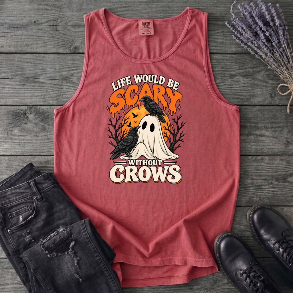 Life Would Be Scary Without Crows Tank Top