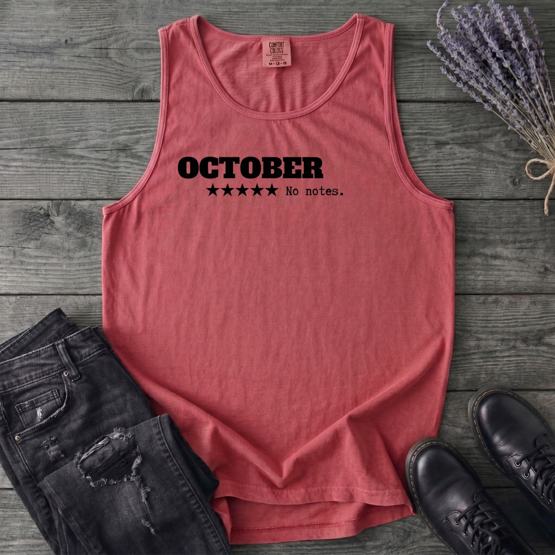 October Review Tank Top