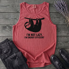 Im Not Lazy Im Energy Efficient Tank Top