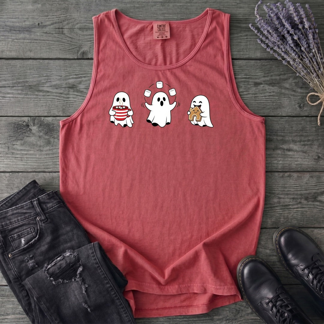Hot Cocoa Ghosts Tank Top