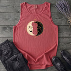 Comedy Tragedy Moons Tank Top