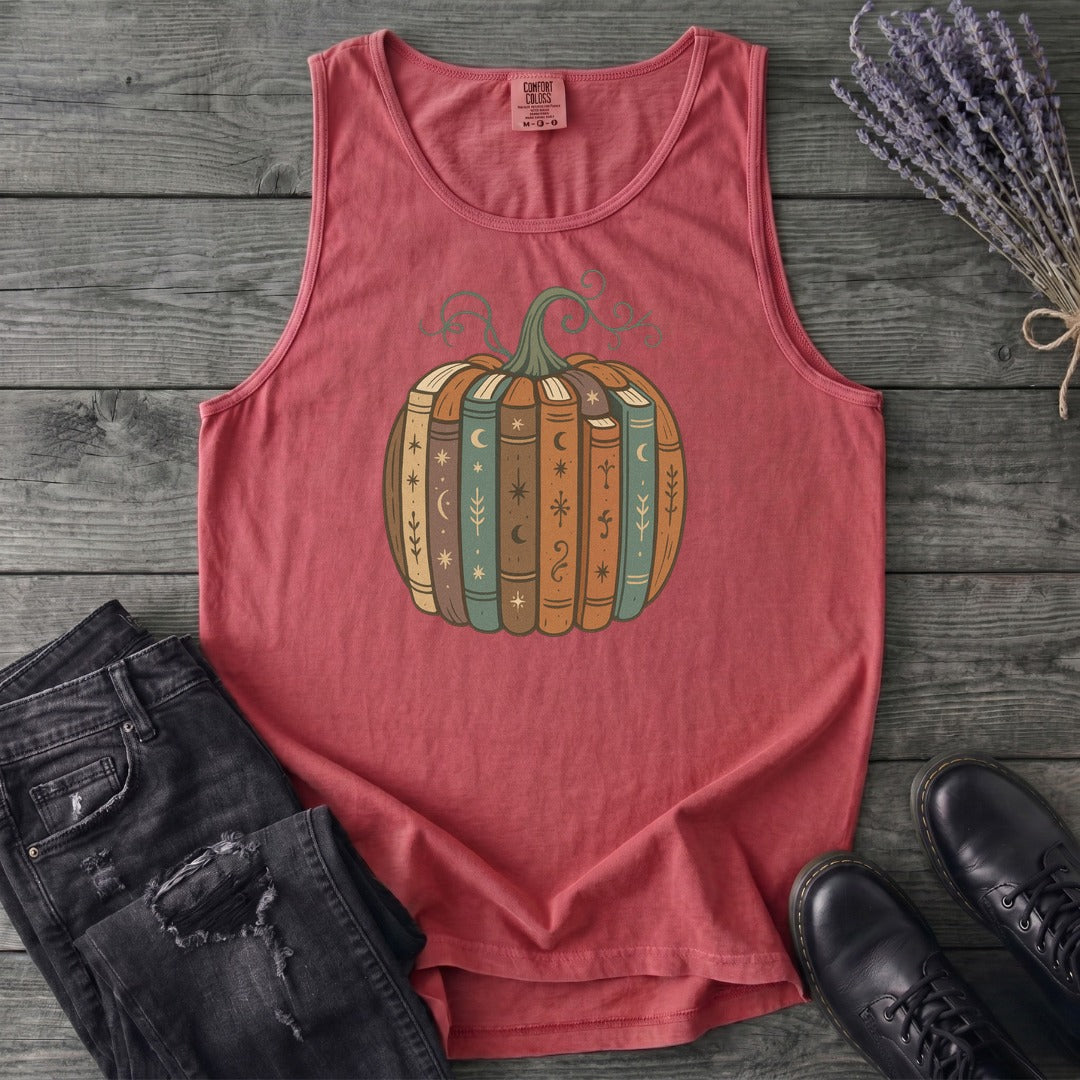 Pumpkin Books Tank Top