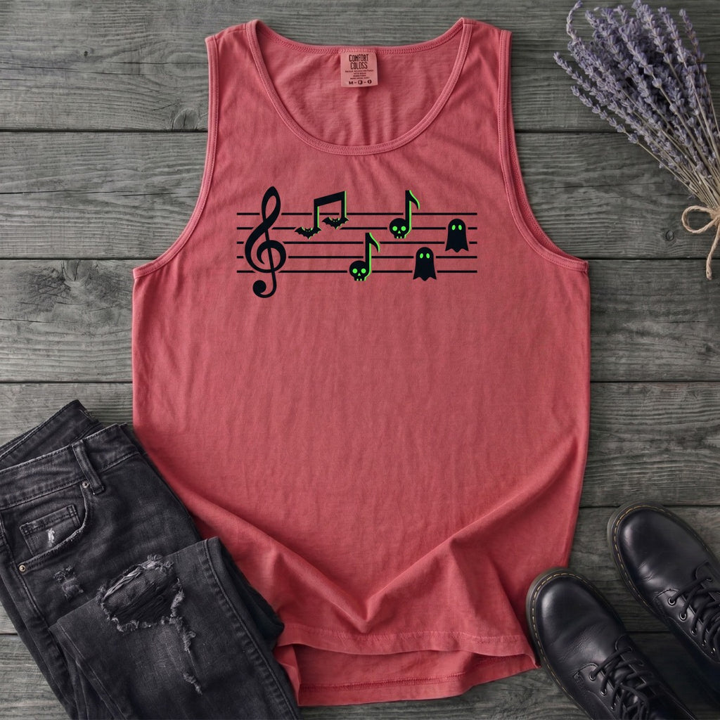 Spooky Music Tank Top