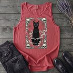 Cat Skull Card Tank Top