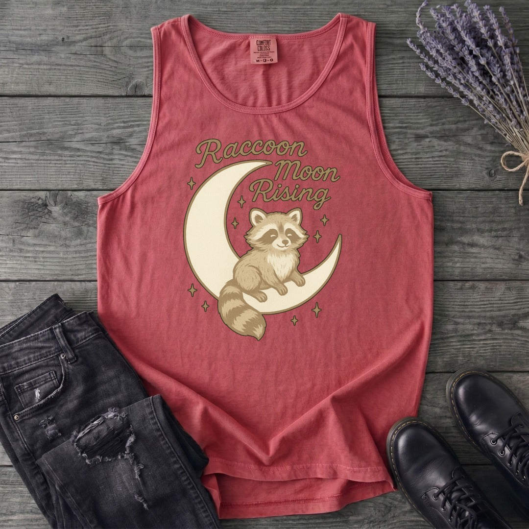 Raccoon Moon Rising Tank Top