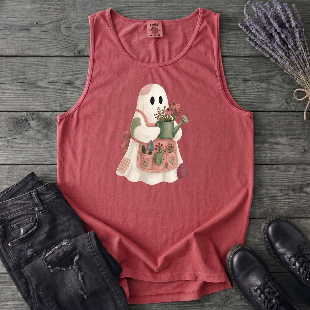 Patchwork Garden Ghost Tank Top