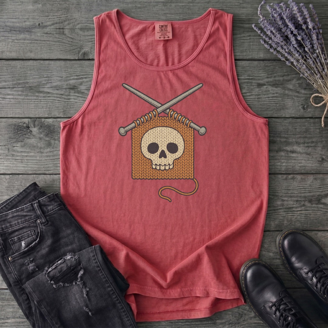 Knit Skull Tank Top