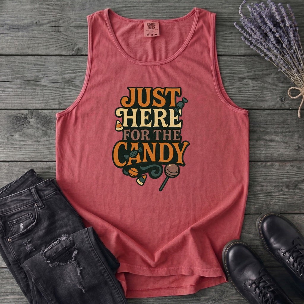 Just Here For The Candy Tank Top