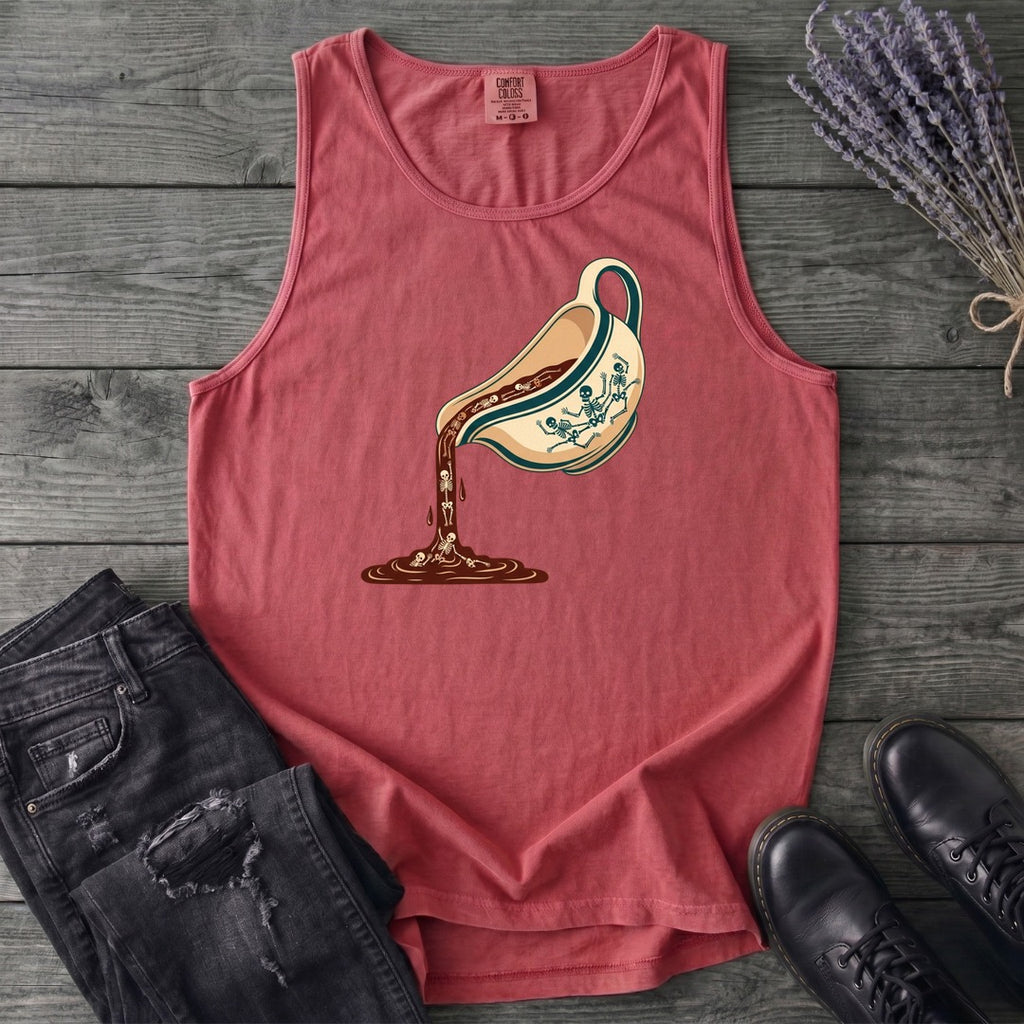 Skeleton Gravy Boat Tank Top