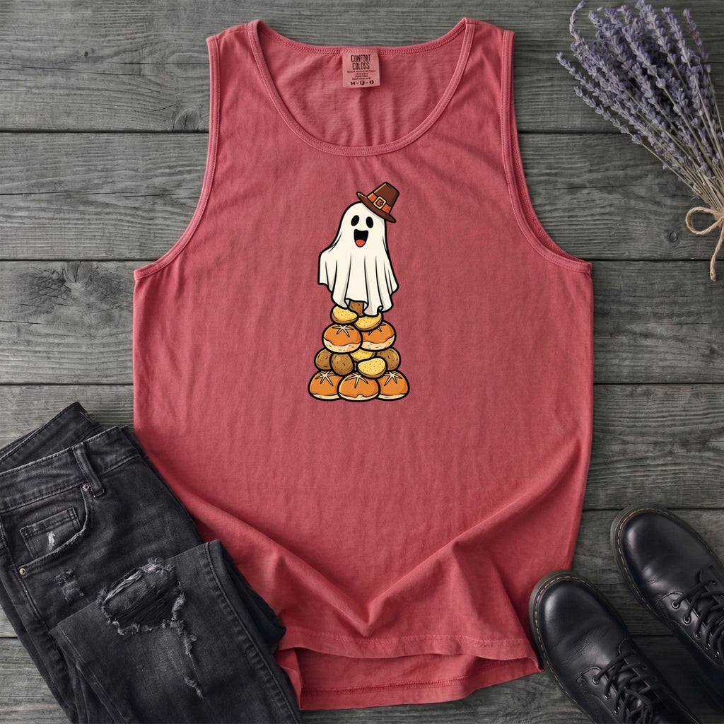 Stacked Bread Pilgrim Ghost Tank Top