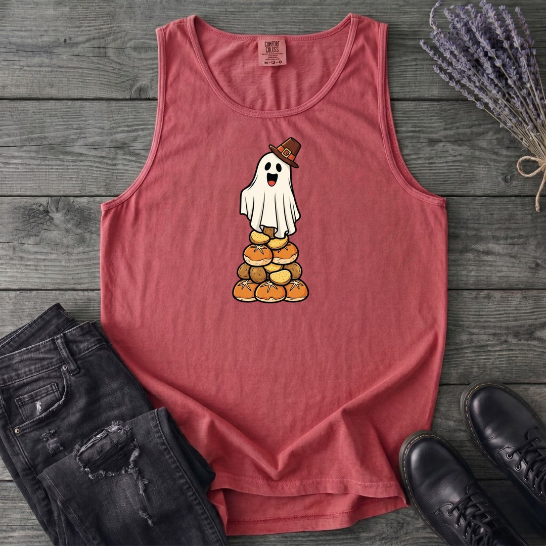 Stacked Bread Pilgrim Ghost Tank Top
