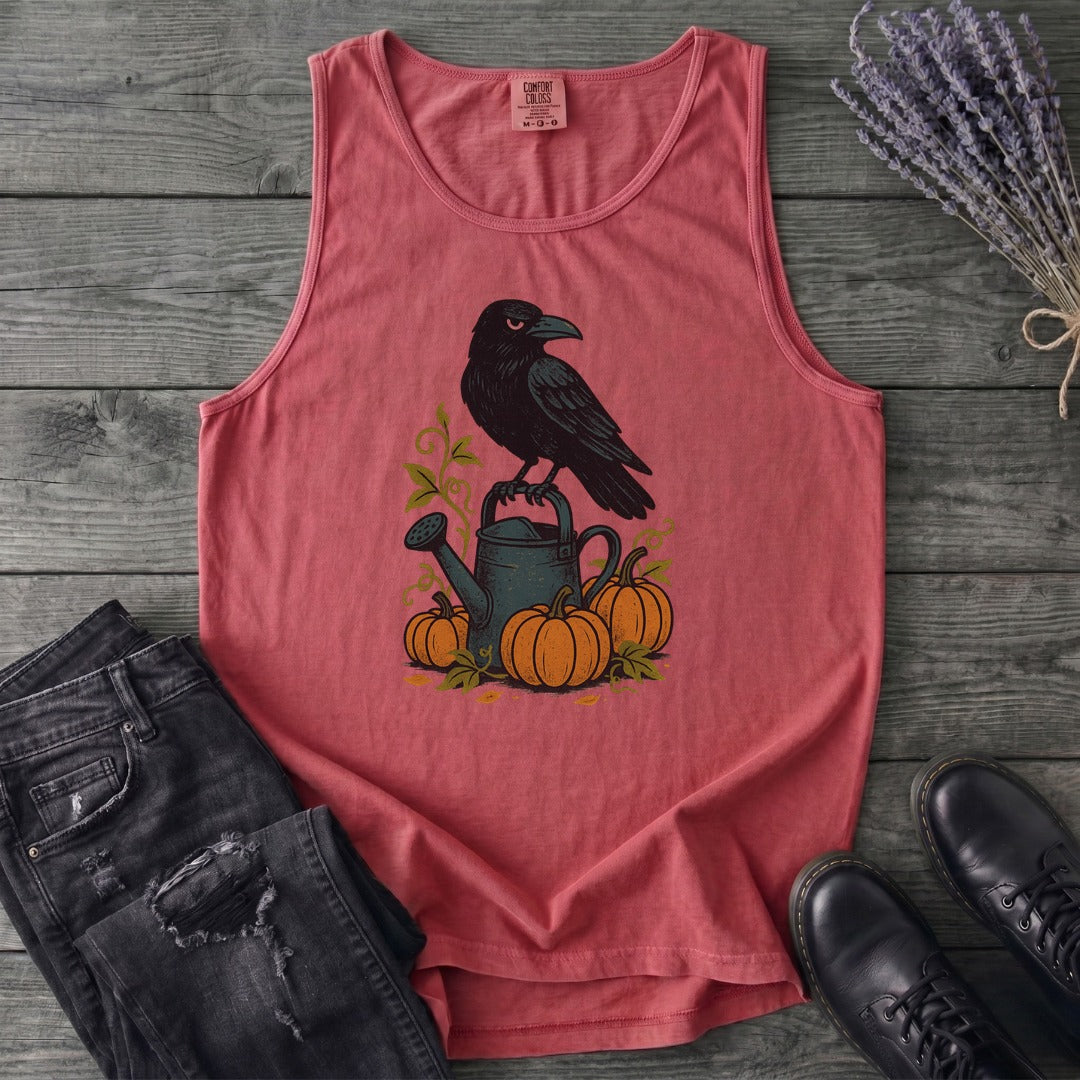 Raven Pumpkin Patch Tank Top