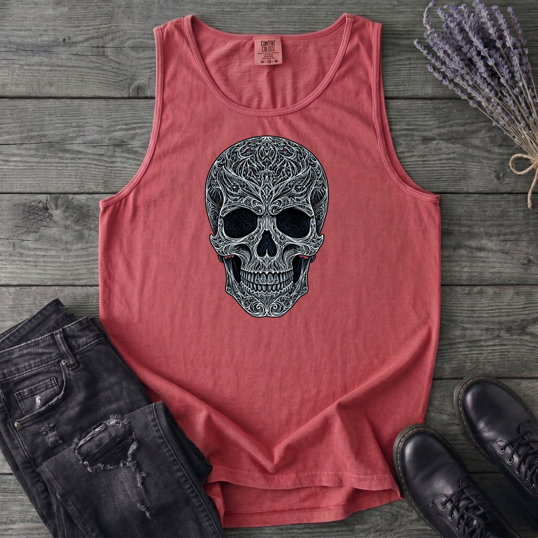 Filigree Skull Tank Top