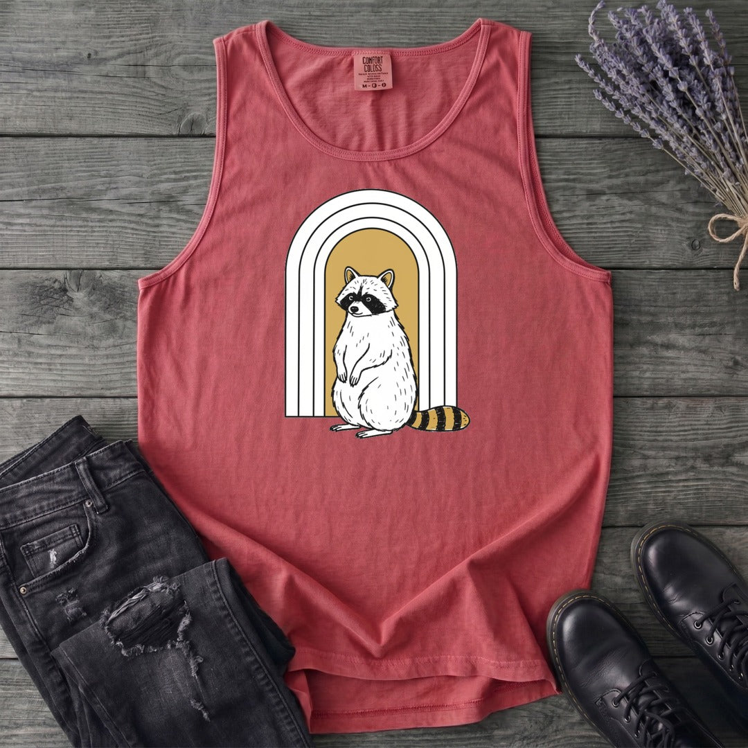 Raccoon Arch Tank Top