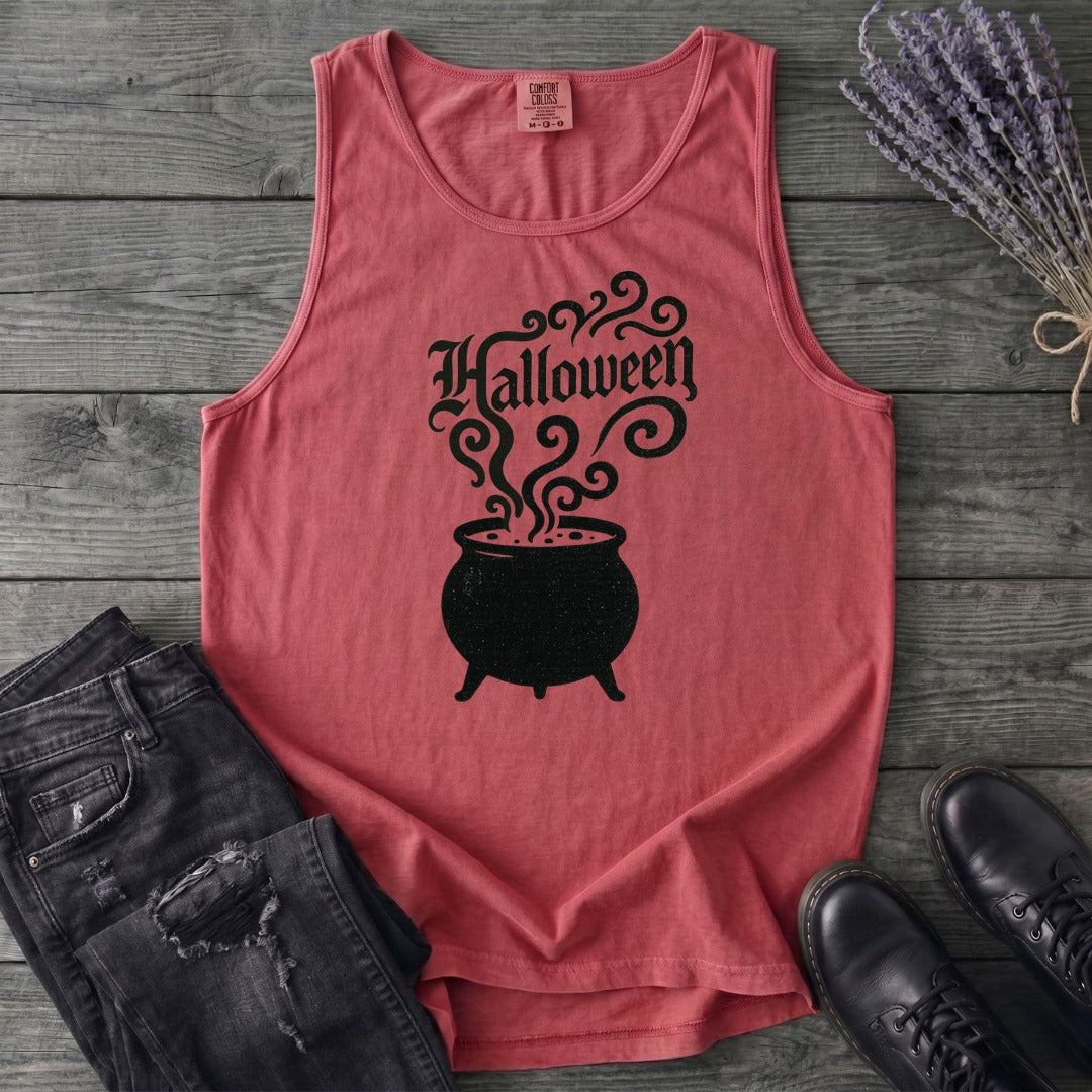 Halloween Cauldron Tank Top