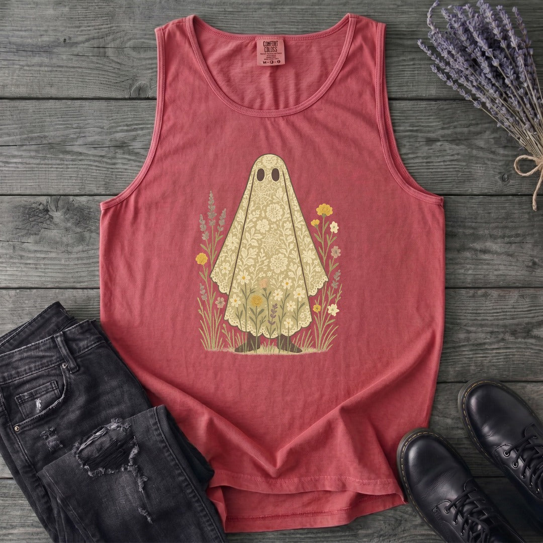 lace ghost Tank Top