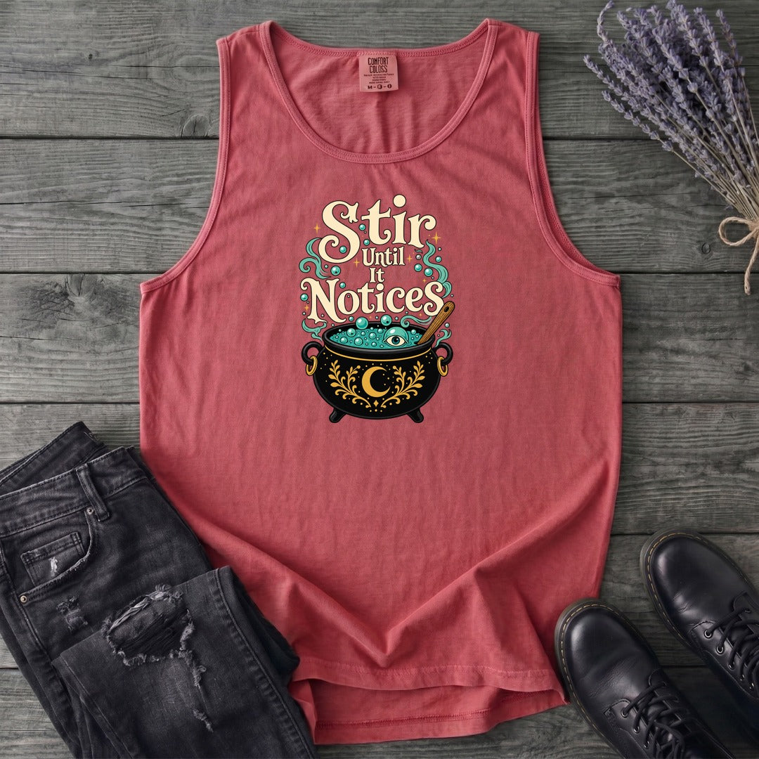 Stir Until It Notices Tank Top