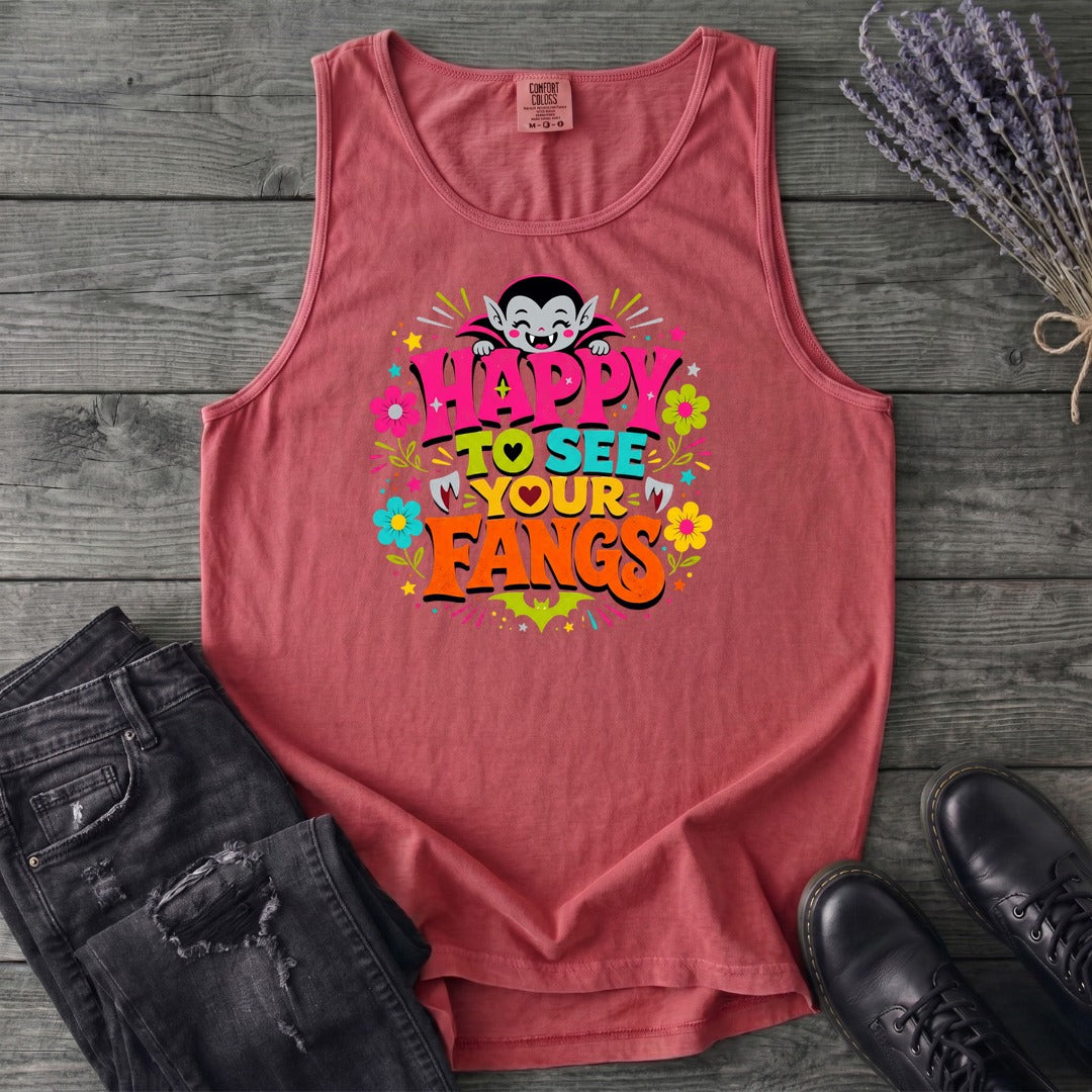 Happy To See Your Fangs Tank Top