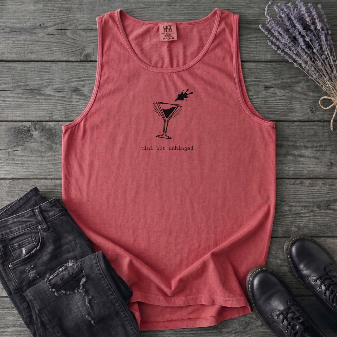tini bit unhinged Tank Top