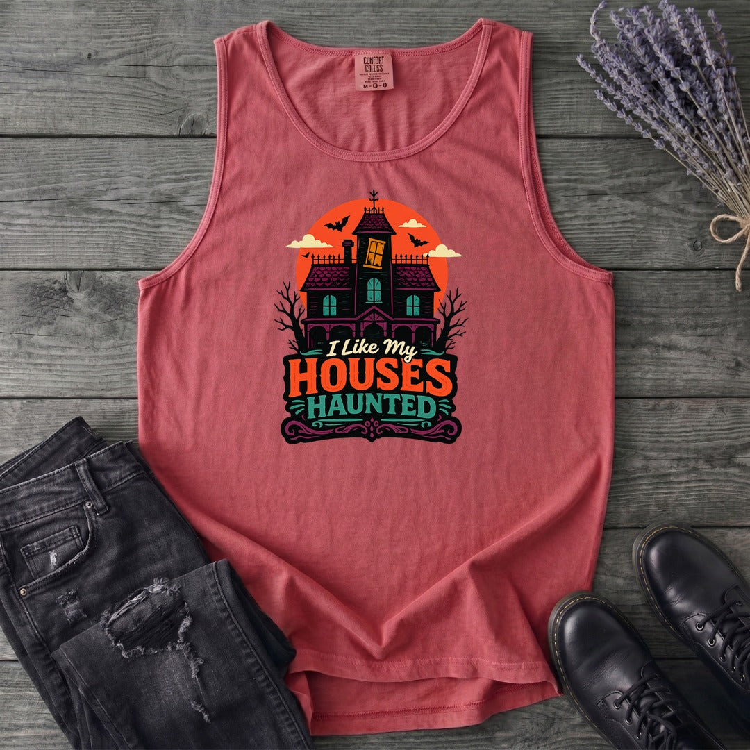 I Like My Houses Haunted Tank Top