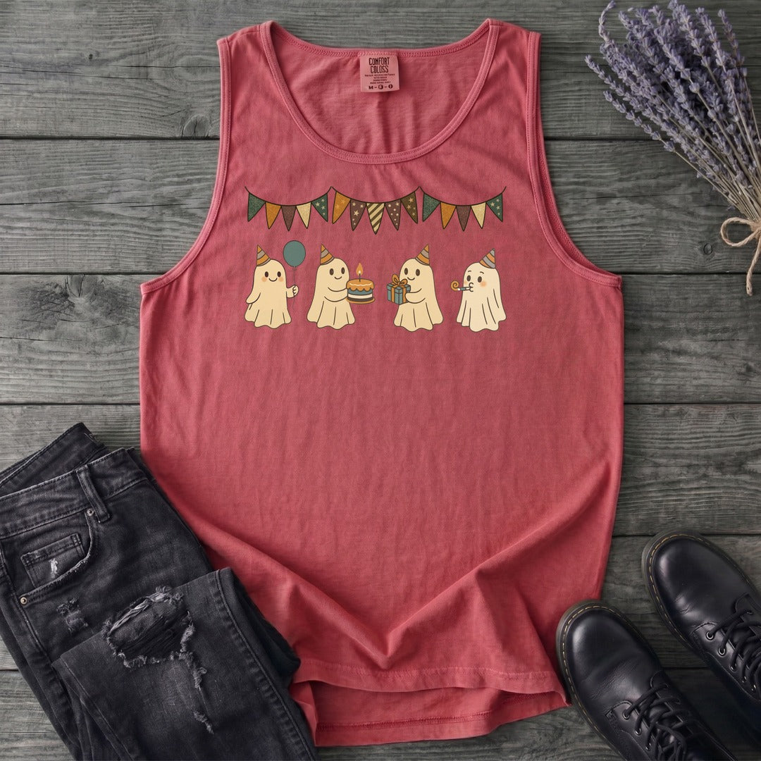 ghost birthday party Tank Top
