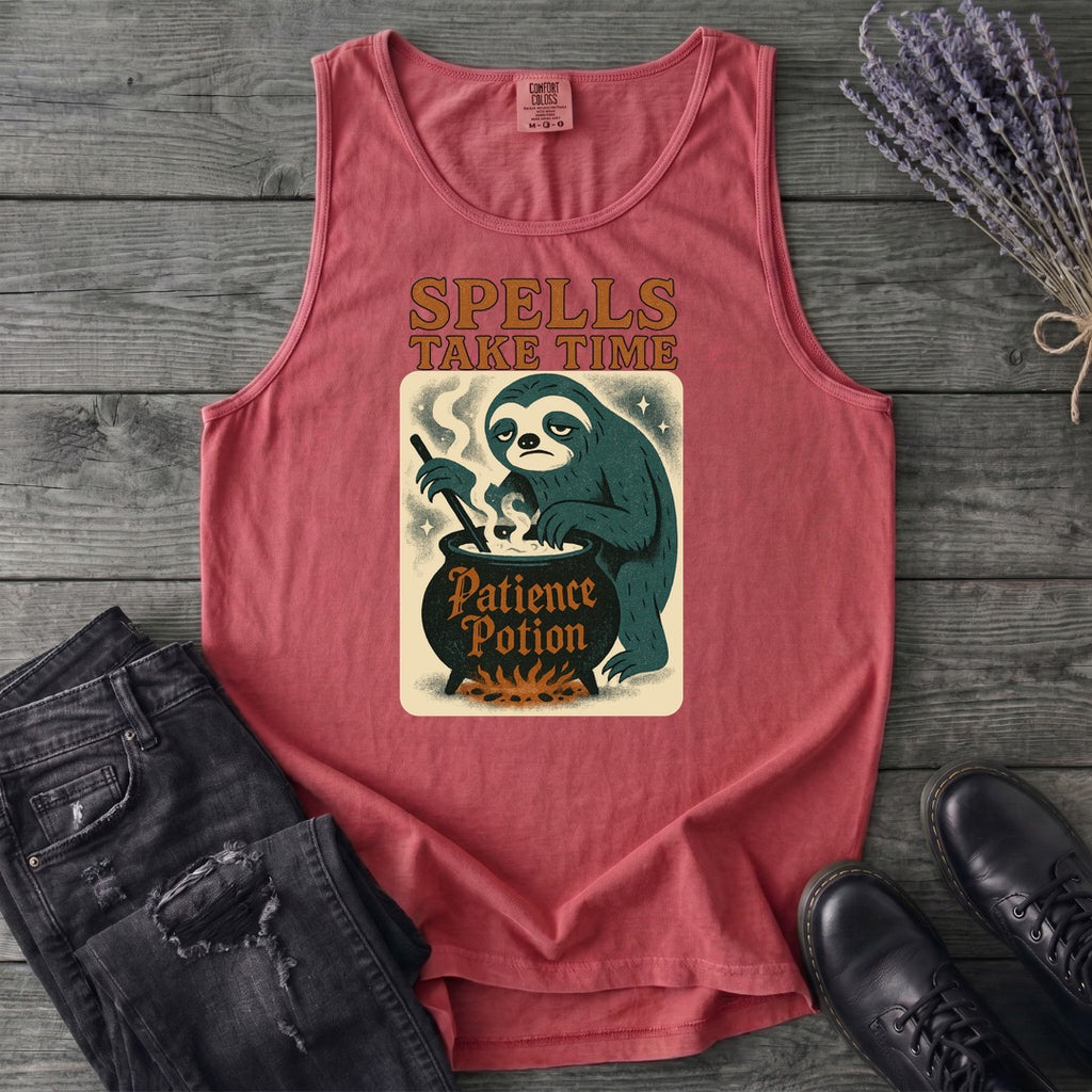 Spells Take Time Tank Top