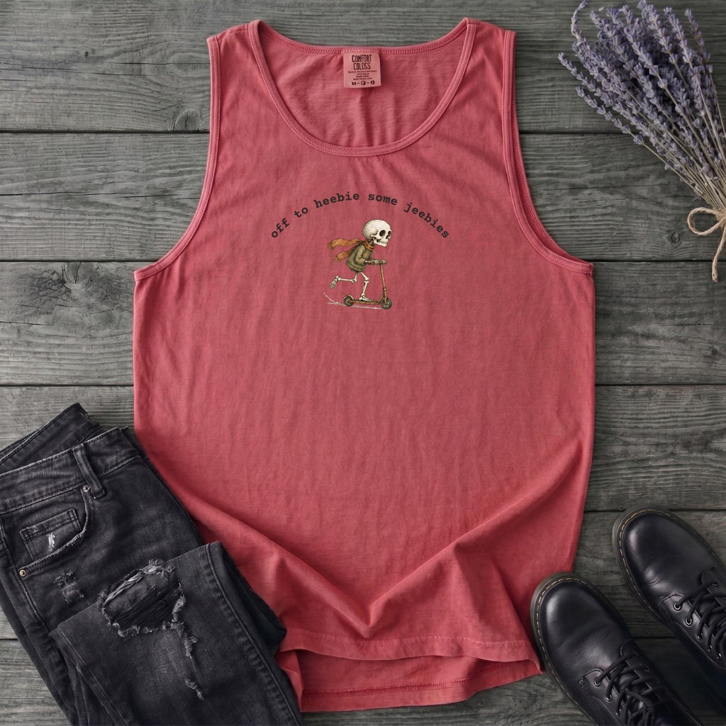 Off To Heebie Some Jeebies Tank Top