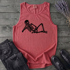 Lounging Skeleton Tank Top