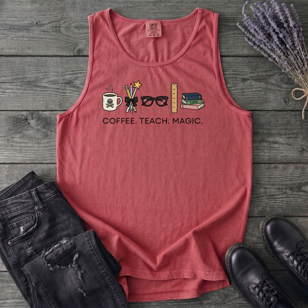 Coffee Teach Magic Tank Top