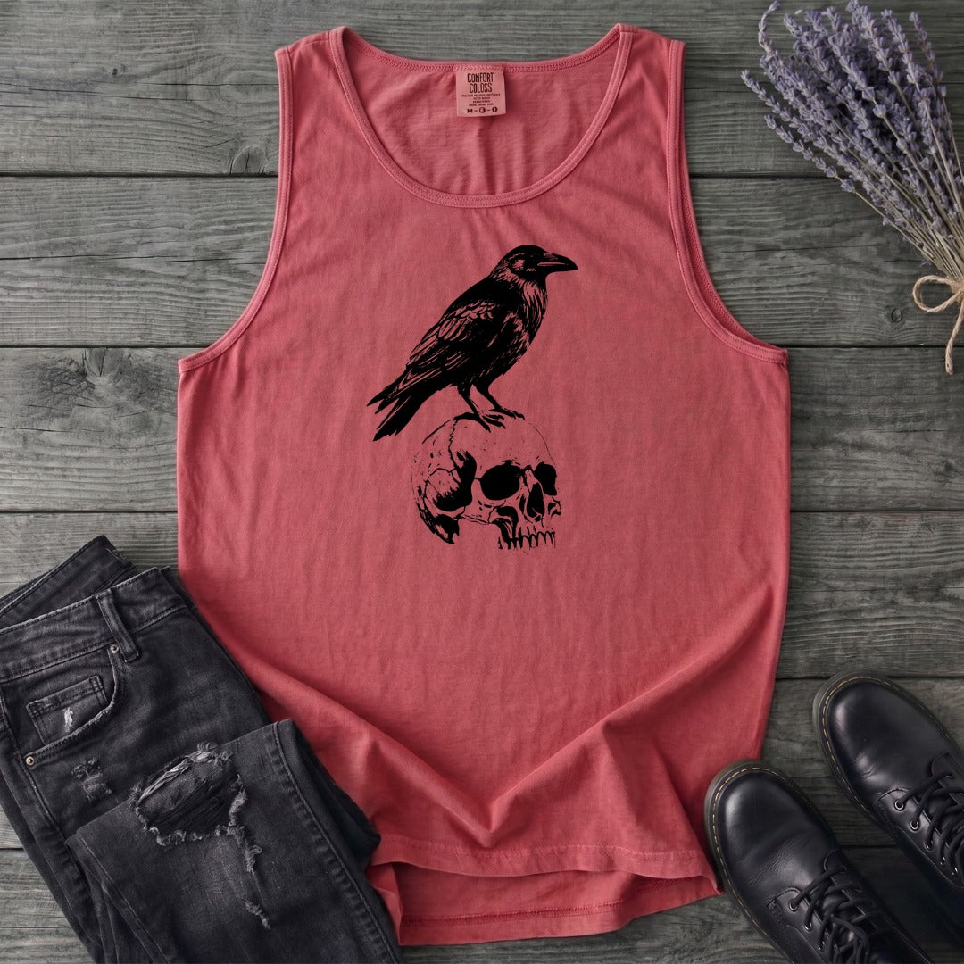 Classic Crow and Skull Tank Top