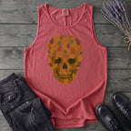 autumn leaves skull Tank Top